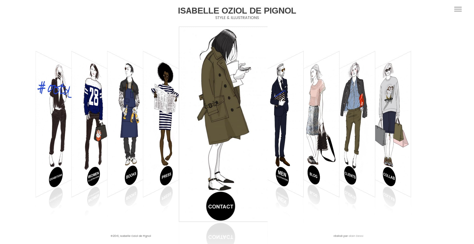 création site internet Isabelle Oziol de Pignol